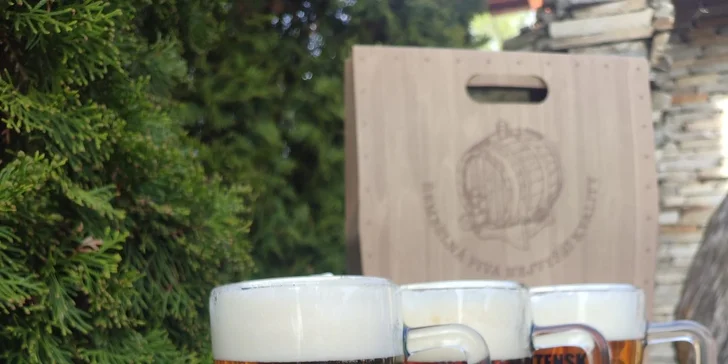 Vyrábí tu vlastní pivo Berňák.