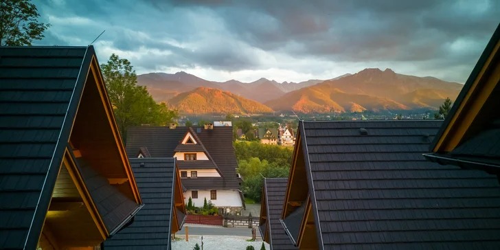 Relax až pro 6 osob: luxusní domky v Zakopaném s výhledem na Tatry