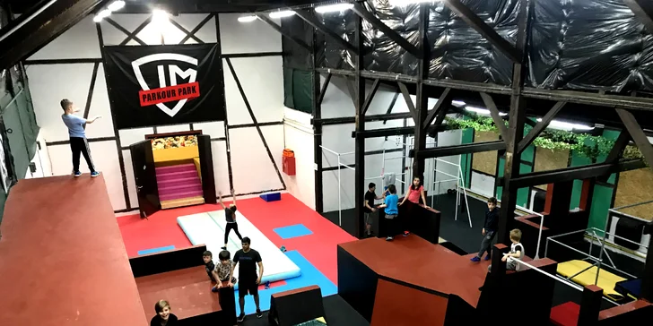 Vyzkoušej si, jaké to je být ninjou: vstup do Parkour Parku i hodina s trenérem