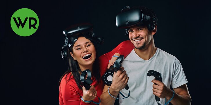 Hodina zábavy ve virtuální realitě s více než 50 hrami až pro 3 osoby