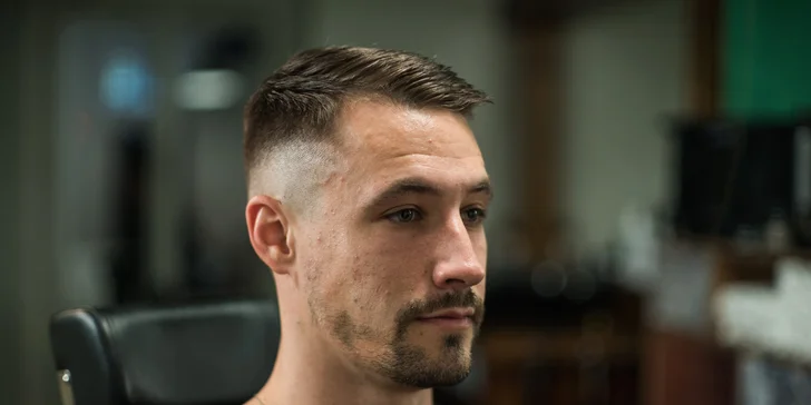 Střih strojkem, klasický střih i úprava vousů vč. masáže hlavy a stylingu