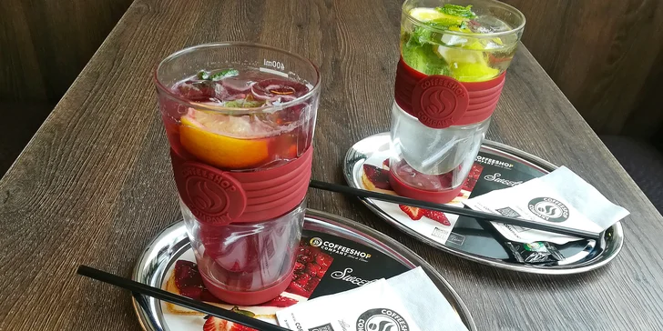 Osvěžte se: 2 limonády z bio sirupů, na výběr ze 4 příchutí, 2 pobočky