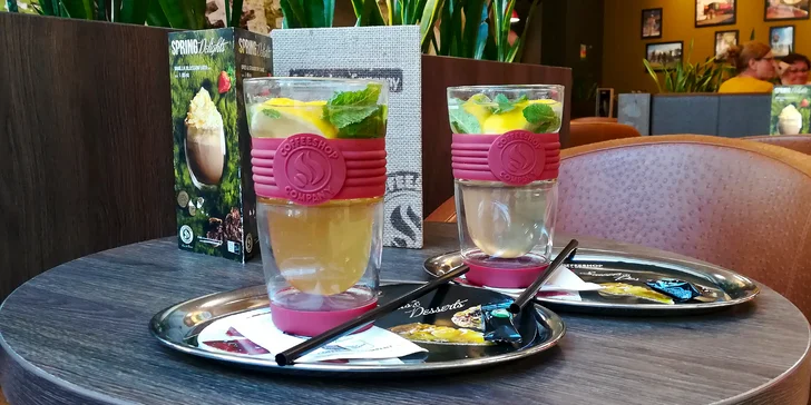 Osvěžte se: 2 limonády z bio sirupů, na výběr ze 4 příchutí, 2 pobočky