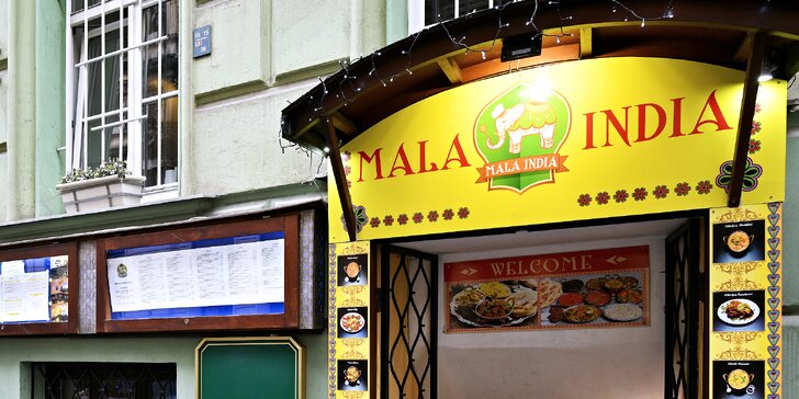 Vůně Indie: otevřené vouchery v hodnotě 750 a 1000 Kč do restaurace Mala India