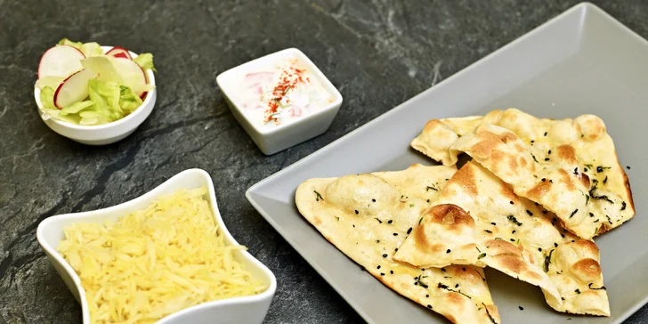 Indická kuchyně v nej formě: 4chodové menu s masem nebo pro vegetariány