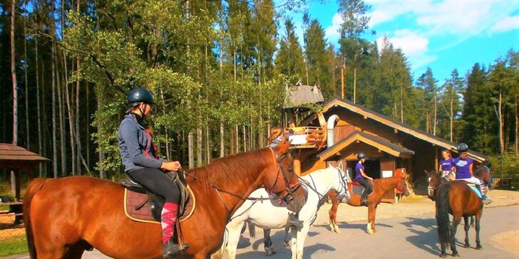 Pobyt na ranči na břehu Oravské přehrady: koně, wellness a polopenze
