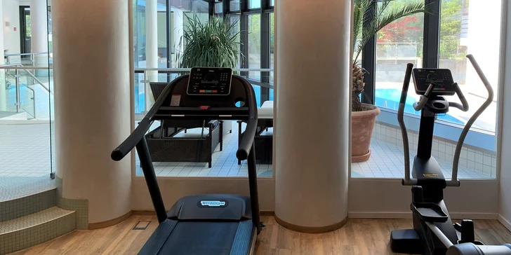 Aktivně odpočívat můžete i ve fitness části hotelu.