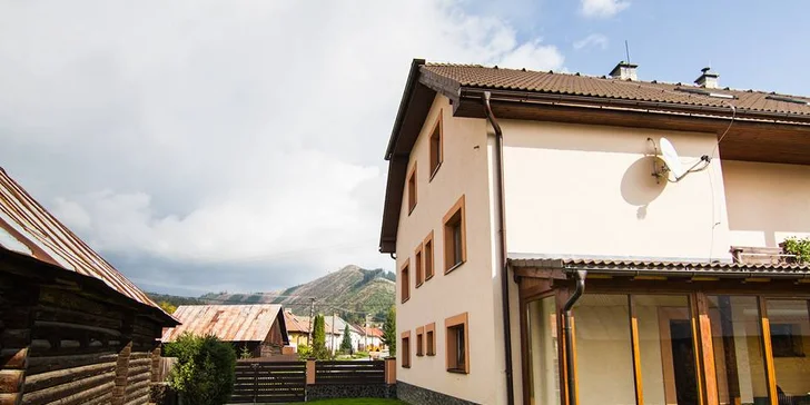 Pobyt na pomezí 3 slovenských národních parků: vlastní kuchyňka a wellness
