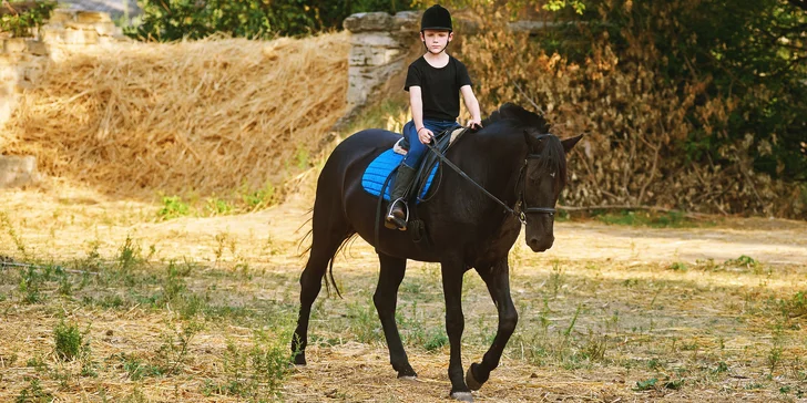 Dětský jezdecký tábor nejen pro začátečníky v Jezdeckém klubu Eldorado