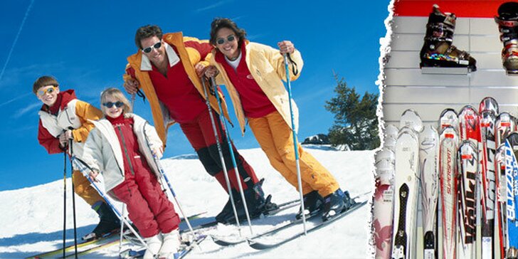 245 Kč za půjčení carvingových lyží včetně hůlek a lyžáků nebo snowboardu na 3 dny. Zimní radovánky se slevou 50 %!