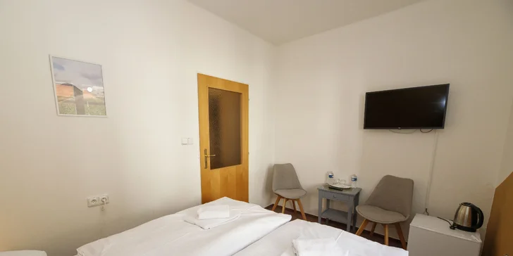 Přijet můžete ve dvou nebo ve třech. 