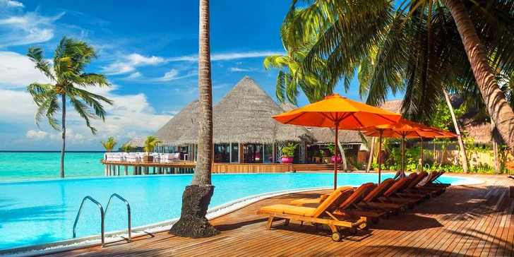 Luxusní dovolená na Maledivách: 6–12 nocí v 5* hotelu s all inclusive, bazén