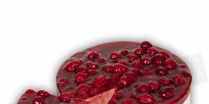 Hodně oblíbený  je třeba malinový cheesecake.