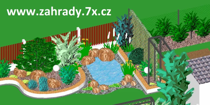 Okolí domu jako ze žurnálu: vizualizace zahrady od zkušených architektů