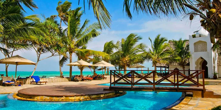 Boží relax na Zanzibaru: 6–12 nocí ve 4* resortu s tropickou zahradou a bazény, česky hovořícím delegátem