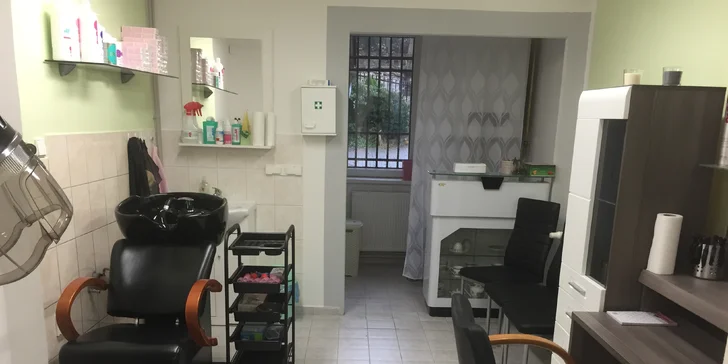 Kadeřnický balíček s melírem či ombré a Olaplexem pro všechny délky