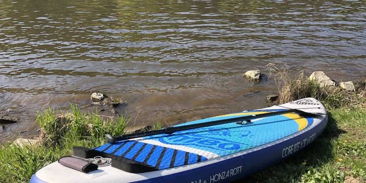 Zapůjčení paddleboardu na 1 hodinu nebo celou otevírací dobu pro 1 i 2 os.