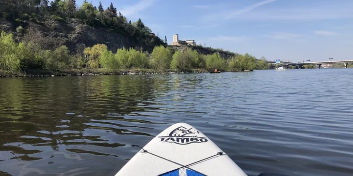 Zapůjčení paddleboardu na 1 hodinu nebo celou otevírací dobu pro 1 i 2 os.