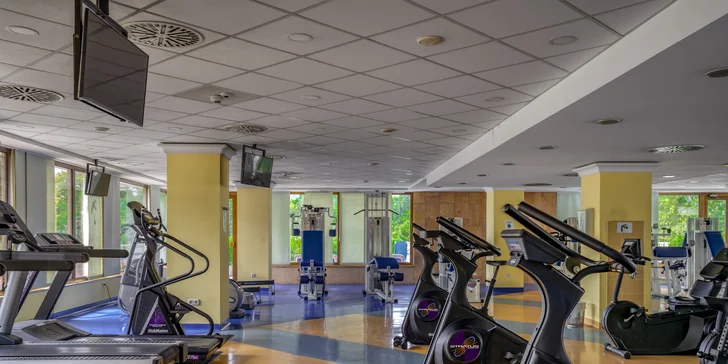 Fitness je vám neobmedzene k dispozícii.