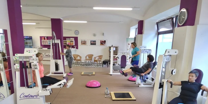 Dostaňte se do formy: Měsíční členství ve fitness pro ženy Contours Teplice