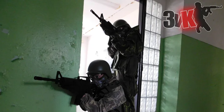 3 hodiny airsoftu v bývalé raketové základně pro 1 nebo 10 hráčů