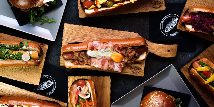 30% sleva na celý sortiment v bistru Kraftdog v centru Prahy: vymazlené hot dogy a burgery