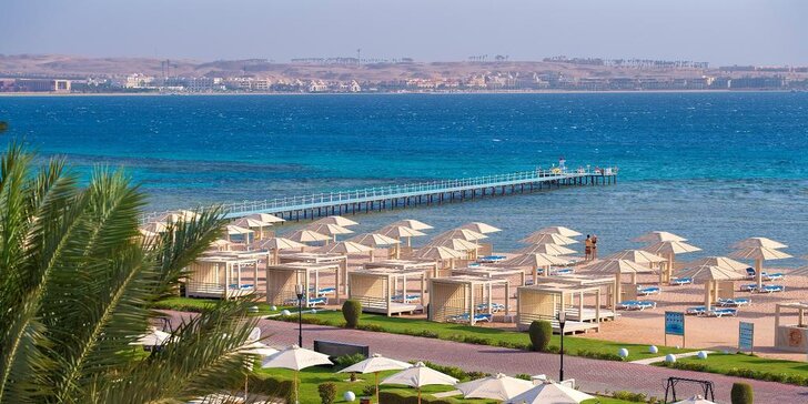 Do Egypta na 7-14 nocí: krásný 5* hotel s ultra all inclusive, 5 bazénů, wellness a česky hovořícím delegátem
