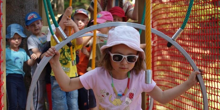 1 den v dětském a lanovém parku v Beskydech