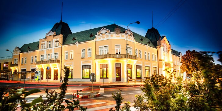 Pobyt na Slovensku v historickém hotelu: polopenze i neomezený wellness