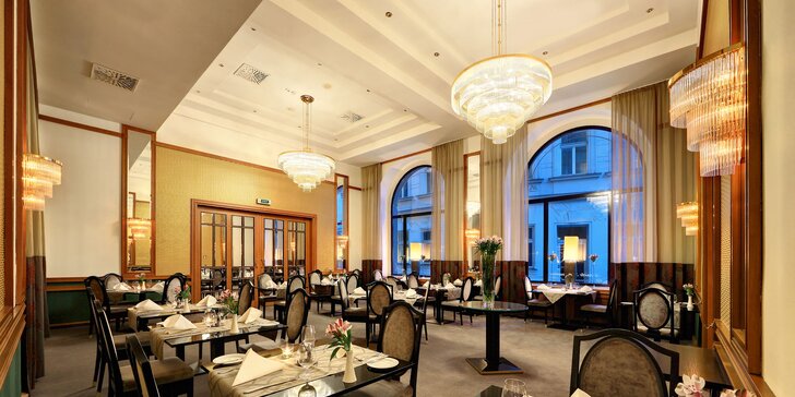 5* hotel v centru historické Prahy: krásné pokoje, romantická večeře i masáž