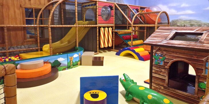 Celodenní řádění v zábavním parku Krokodýlek: vstupné pro děti i dospělé
