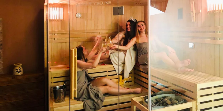 Romantika i večírek: vířivka, sauna i varianty s občerstvením pro 2 až 10 osob