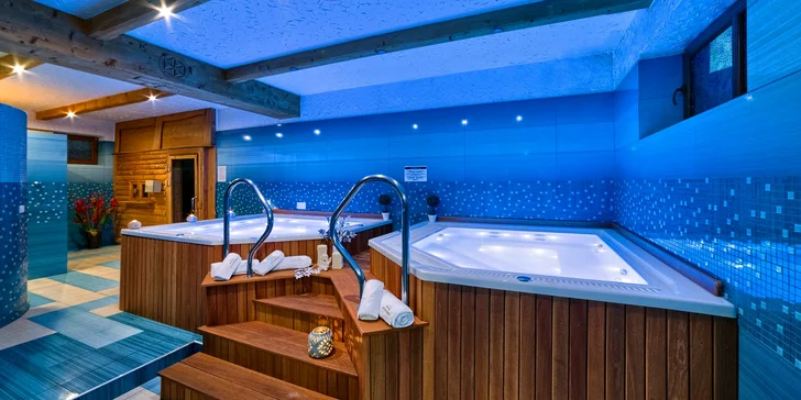 Nabitý relaxační pobyt u Terma Bania: snídaně a večeře, neomezený wellness