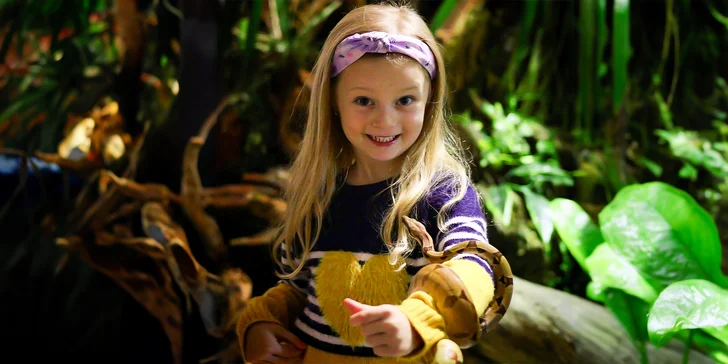 TROPICAL WORLD: Vstupy do prvej kontaktnej ZOO s plazmi na Slovensku pre deti i dospelých