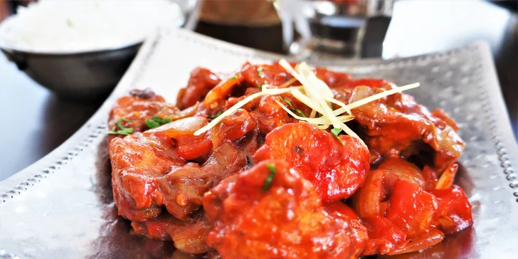 3chodové indické menu podle chuti pro 2 osoby: na výběr 6 hlavních chodů