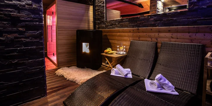Relaxační pobyt pro dva v Moravském krasu: privátní wellness a polopenze