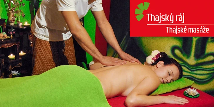 Thajský ráj: 60–90 minut masáže dle výběru vč. relaxu s rybkami Garra Rufa