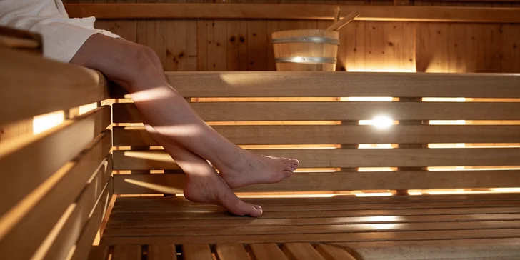Zahreje vás organická a fínska sauna.