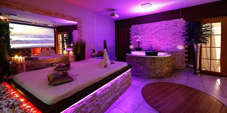 Pobyt lze zakoupit i ve variantách s 2 hodinami privátního wellness.