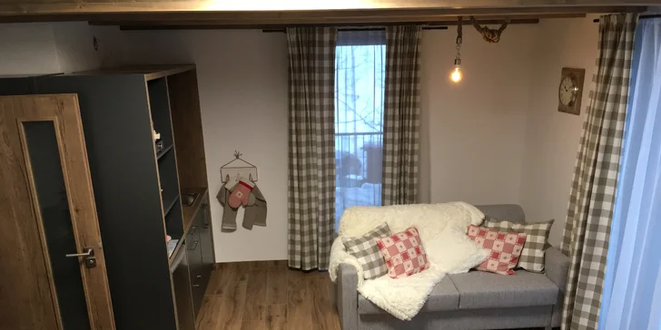 Jaro nebo léto v Krkonoších: krásné nové apartmány pro 2 až 4 osoby