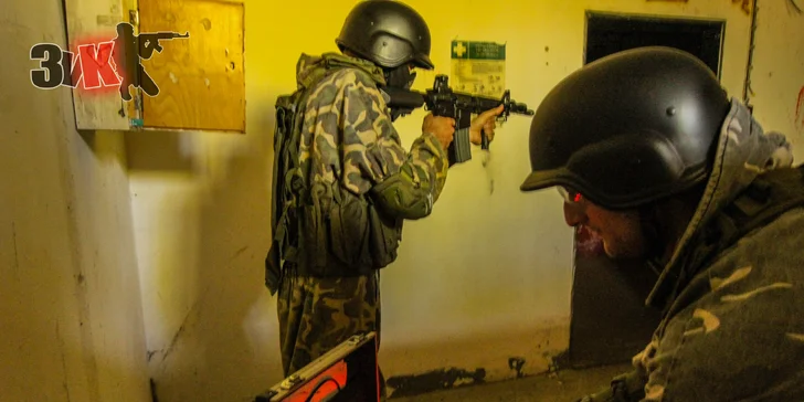 3 hodiny airsoftu v bývalé raketové základně pro 1 nebo 10 hráčů