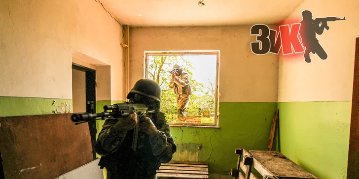 3 hodiny airsoftu v bývalé raketové základně pro 1 nebo 10 hráčů