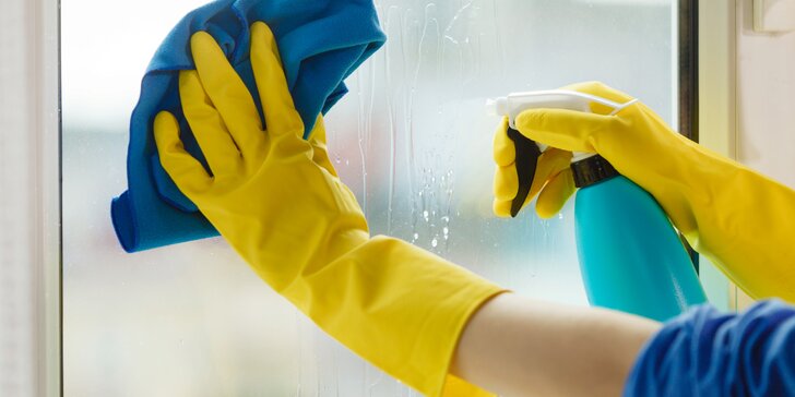 Profesionální úklid domácnosti od 55 do 85 m² včetně mytí oken a žaluzií