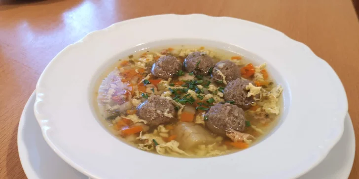 3chodové menu s 300g steakem z vepřové krkovice pro 1 i 2 osoby