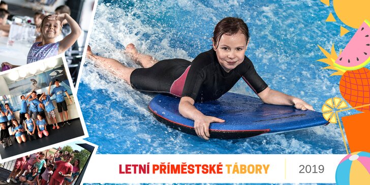 Prázdniny na vlnách: příměstský tábor v Surf Areně pro děti od 6 do 14 let