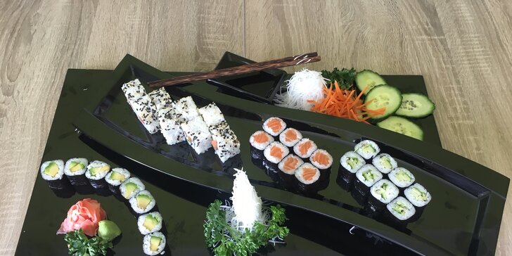 Sushi sety v bistru Vivi: vegetariánský i s rybami či polévkou miso