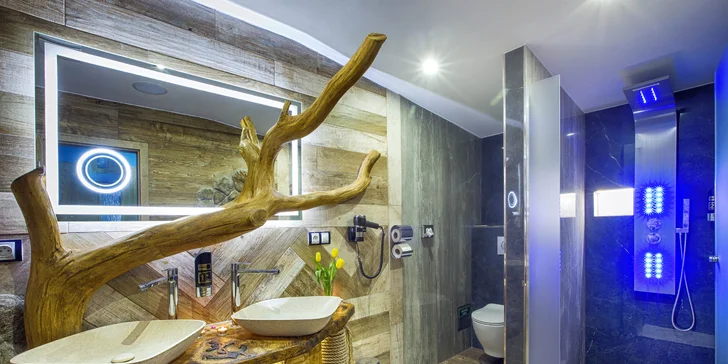 V každém apartmánu budete mít k dispoizici moderní koupelnu.