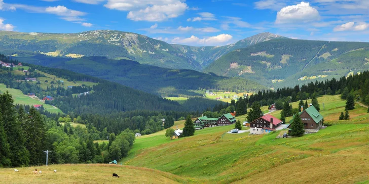 Jaro nebo léto v Krkonoších: krásné nové apartmány pro 2 až 4 osoby