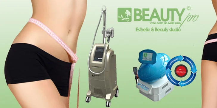 849 Kč za certifikovanou kryolipolýzu v hodnotě 8300 Kč. Ošetření 2-3 partií, výběr ze dvou přístrojů a 90 minut účinného odbourávání tuků se slevou 89 %.