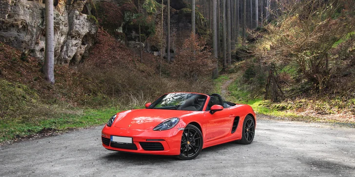 20–60 min. řízení nového kabrioletu Porsche 718 s výkonem 380 koní